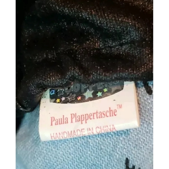 Vtg Ty Teenie Beanie Boppers Paula Plappertasche Posable 2002 With Ty Tag - Picture 6 of 7